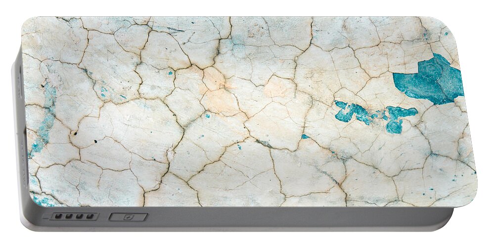 Abstract Portable Battery Charger featuring the photograph Stone backgorund by Tom Gowanlock