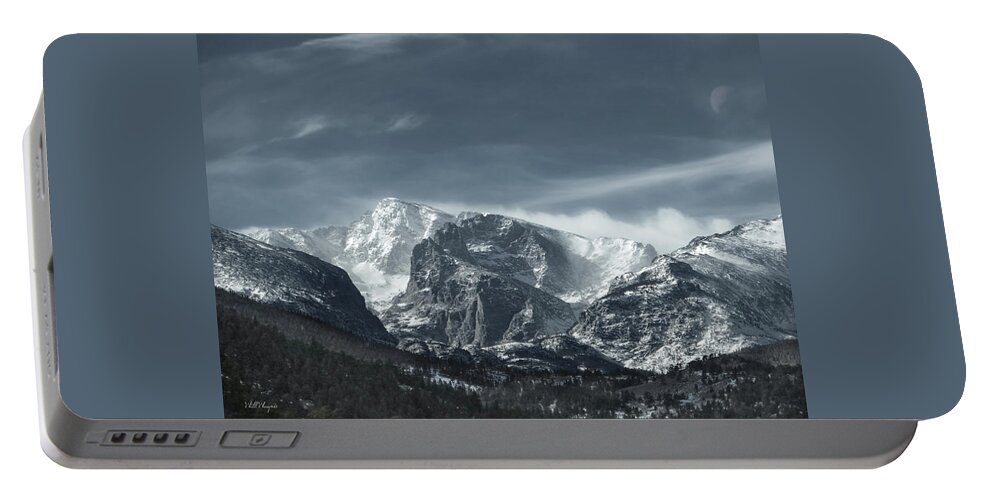 Mountain Portable Battery Charger featuring the photograph Storm - color by Will Wagner