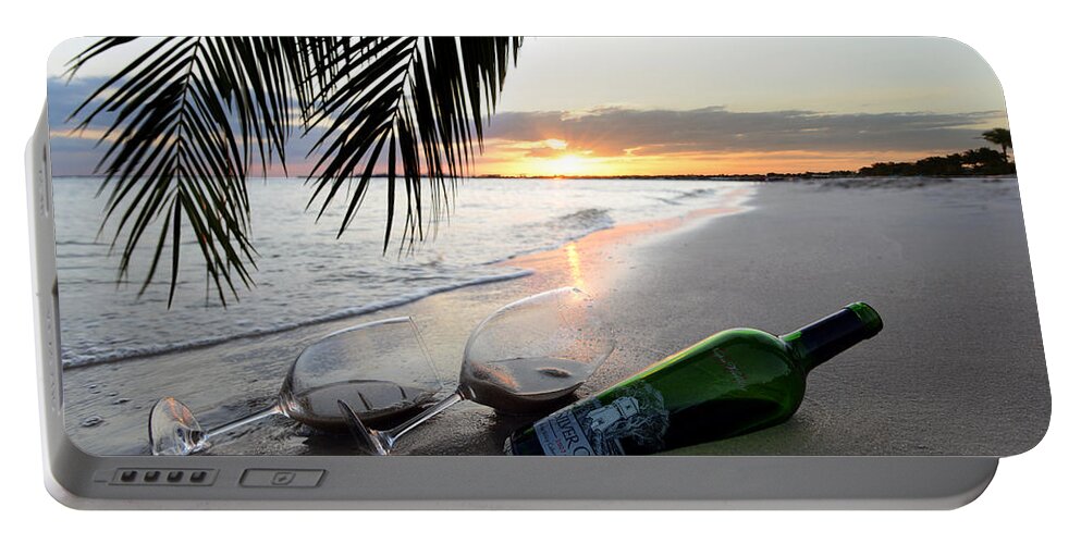 Wine Portable Battery Charger featuring the photograph Lost in Paradise by Jon Neidert