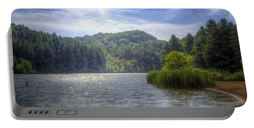 Strouds Portable Battery Charger featuring the photograph Strouds Lake by Jonny D