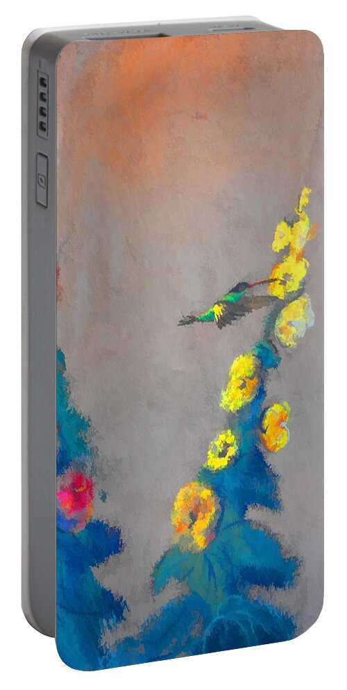 Birds Portable Battery Charger featuring the photograph Summer Hummer by Jan Amiss Photography