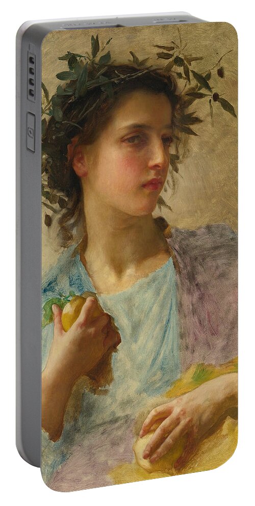 William-adolphe Bouguereau Portable Battery Charger featuring the painting Summer by William-Adolphe Bouguereau