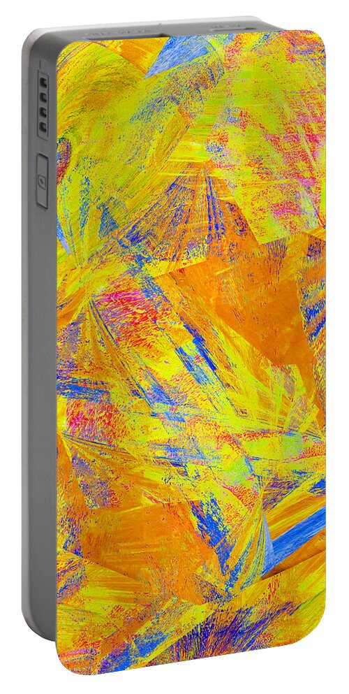 Digital Portable Battery Charger featuring the digital art Summer's Fall by Stephanie Grant