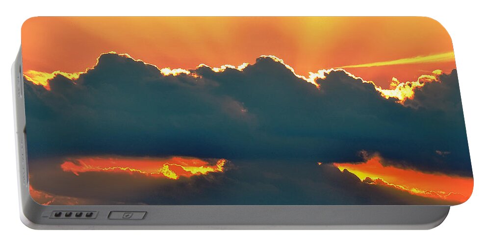 Landscape Portable Battery Charger featuring the photograph Sunset Over Southern Ohio by Flees Photos