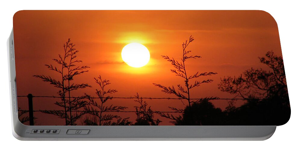Sunset Portable Battery Charger featuring the photograph Sunset by Paulo Goncalves