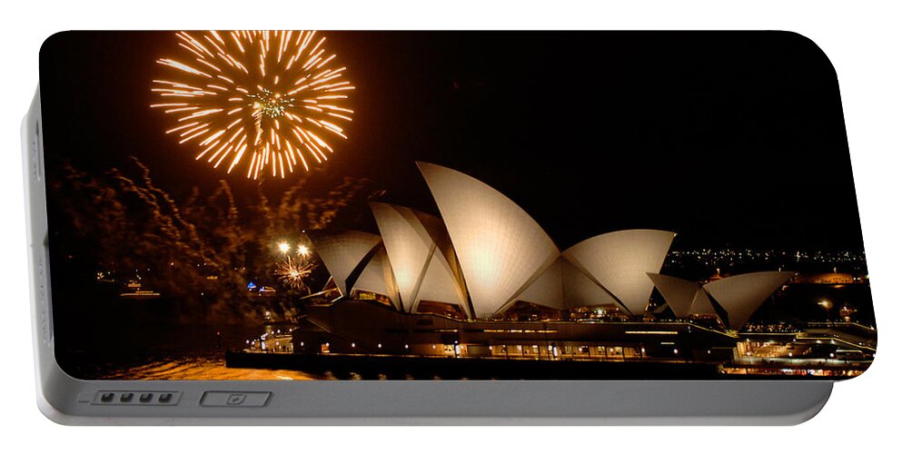 Sydney Opera Theatre Portable Battery Charger featuring the photograph Sydney Opera Theatre by Bob Christopher