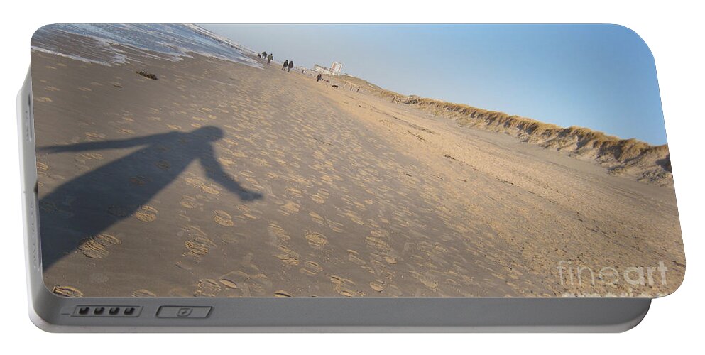 Sylt Freedom Portable Battery Charger featuring the photograph Sylt freedom by Heidi Sieber