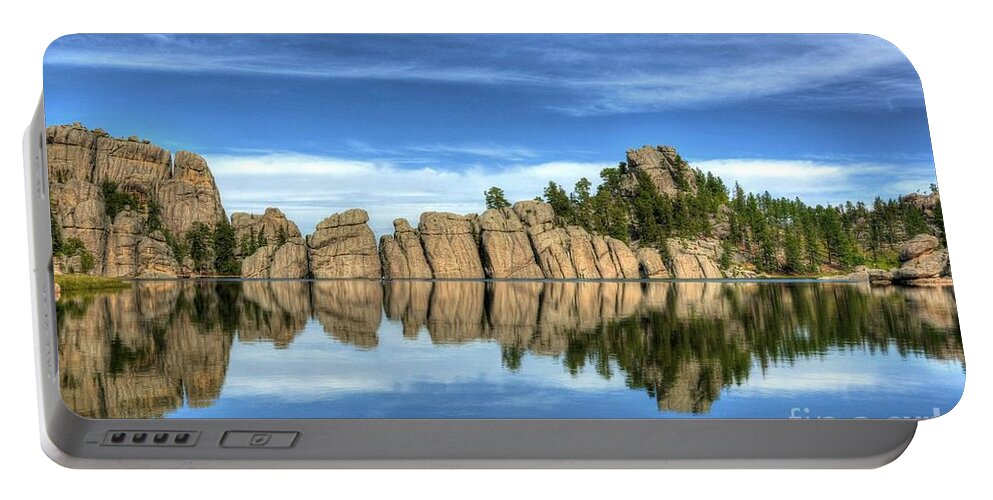 Sylvan Lake Portable Battery Charger featuring the photograph Sylvan Lake Reflections by Mel Steinhauer