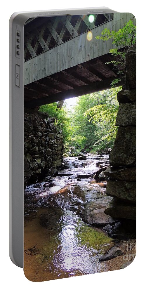 Tannery Hill Portable Battery Charger featuring the photograph Tannery Hill Bridge by Mim White