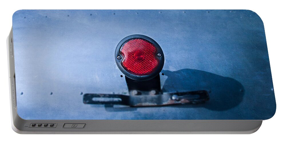 Antique Portable Battery Charger featuring the photograph Teardrop Taillight by YoPedro