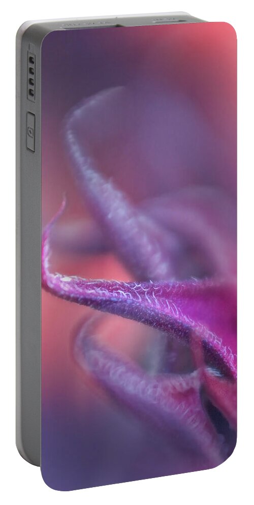 Abstract Portable Battery Charger featuring the photograph Tentacles by David and Carol Kelly