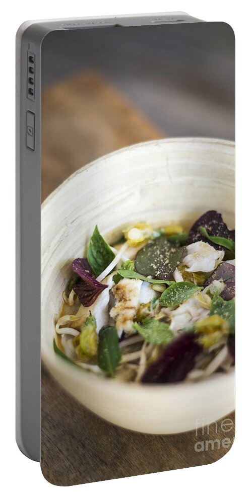 Asian Portable Battery Charger featuring the photograph Thai Jungle Curry Fish Soup by JM Travel Photography