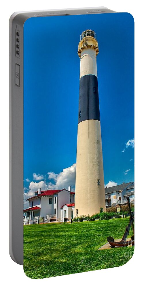 Lighthouse Portable Battery Charger featuring the photograph The Absecon Light by Nick Zelinsky Jr