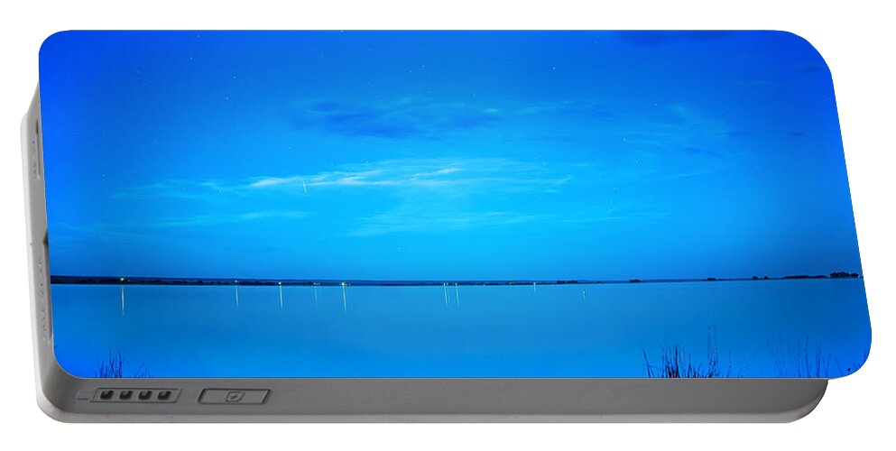 Blue Portable Battery Charger featuring the photograph The Blue Hour by James BO Insogna