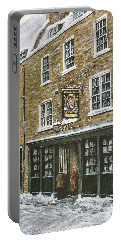 Captain Kidd Portable Battery Charger featuring the painting The Captain KidD Wapping London by Mackenzie Moulton