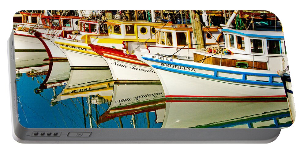 Crab Fleet Portable Battery Charger featuring the photograph The Crab Fleet by Bill Gallagher