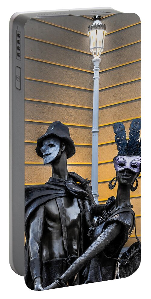 Skopje Portable Battery Charger featuring the photograph The Dancers by Sotiris Filippou
