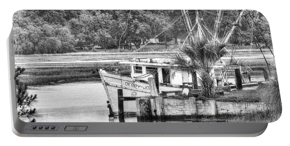 Marsh Portable Battery Charger featuring the photograph The Debbie-John Shrimp Boat by Scott Hansen