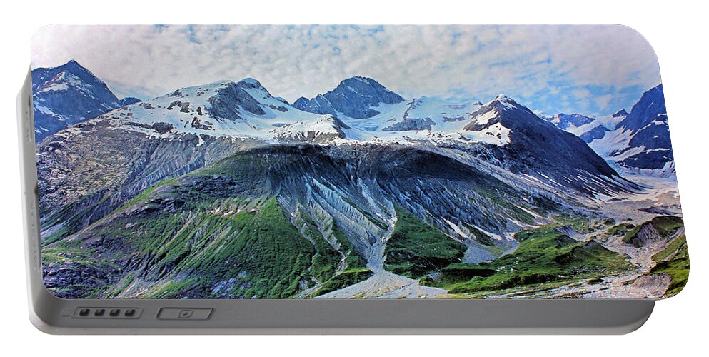 Glacier Bay Portable Battery Charger featuring the photograph The Definition is Awesome by Kristin Elmquist