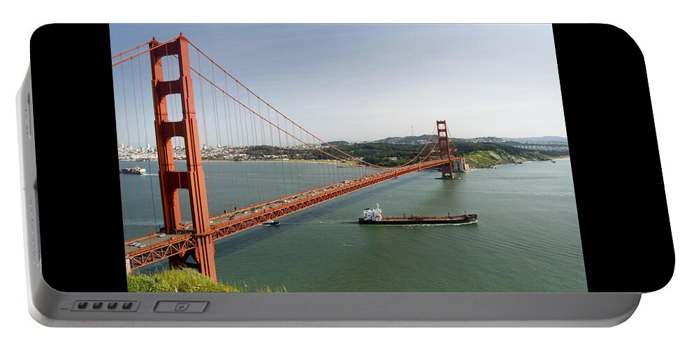 Golden Gate Portable Battery Charger featuring the photograph The Golden Gate by Robert Dann