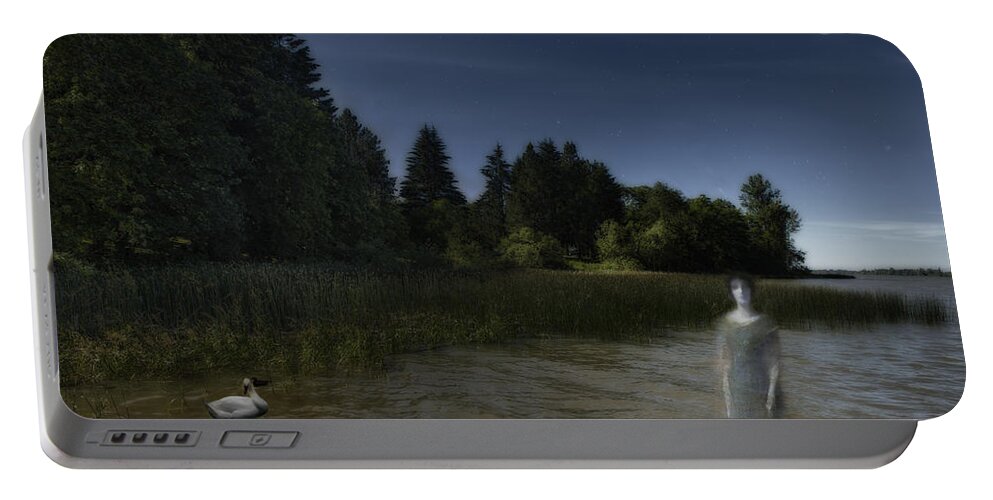 Ghost Portable Battery Charger featuring the photograph The Haunting by Belinda Greb