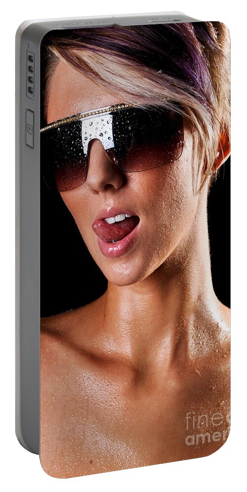 Sweat Portable Battery Charger featuring the photograph The Heat Is On by Jt PhotoDesign