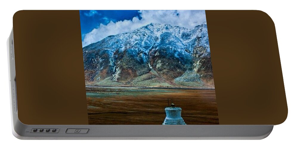 Beautiful Portable Battery Charger featuring the photograph The Himalayas by Aleck Cartwright