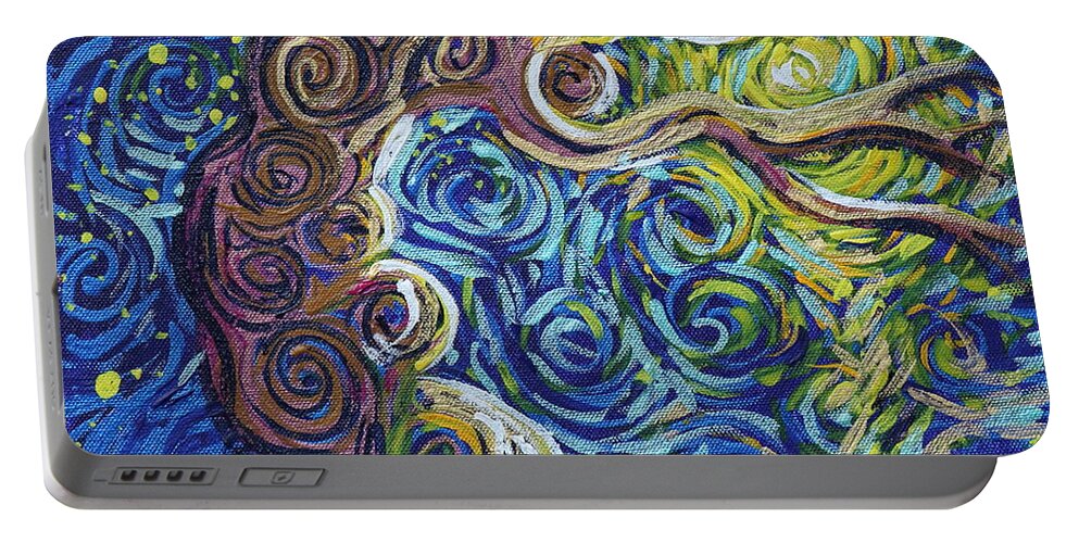Impressionism Portable Battery Charger featuring the painting The Light Of Love Is All by Stefan Duncan