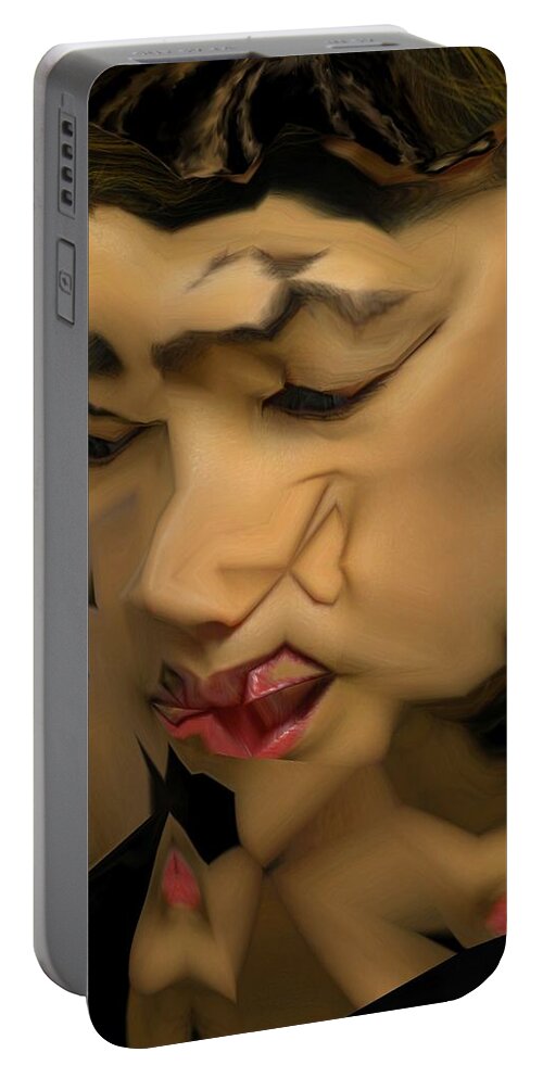 Digital Portable Battery Charger featuring the photograph The Mask by Jonas Luis