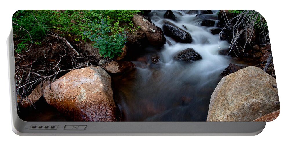 Rivers & Streams Portable Battery Charger featuring the photograph The Natural Bridge by Jim Garrison