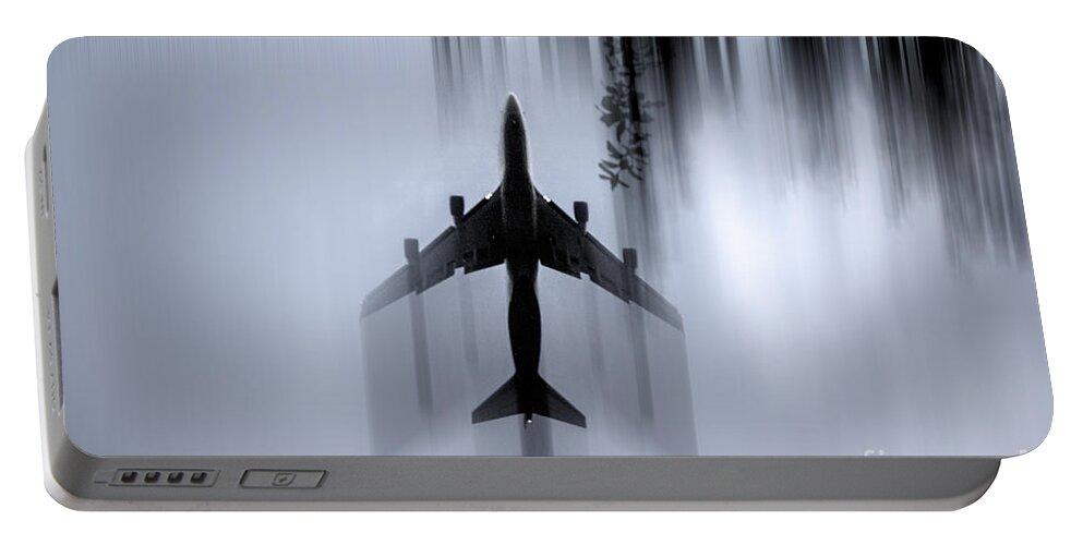 Jet Aircraft Portable Battery Charger featuring the photograph The Noise Coming From Above by Rene Triay FineArt Photos