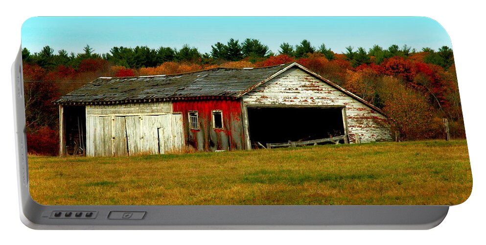 Barn Portable Battery Charger featuring the photograph The Old Barn by Bruce Carpenter