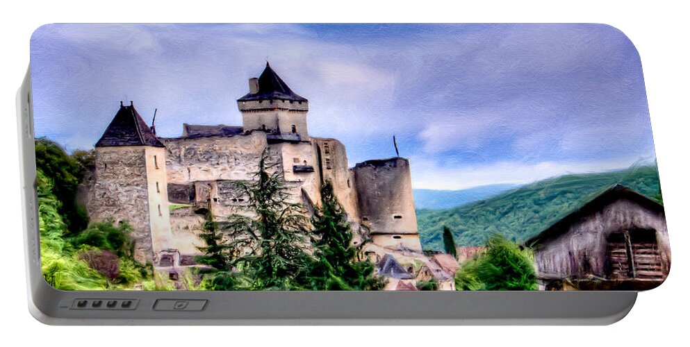 Cathar Portable Battery Charger featuring the photograph The old Cathar Stronghold by Weston Westmoreland