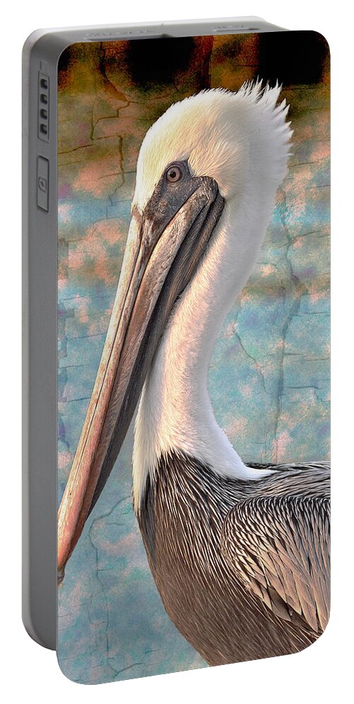 Pelican Portable Battery Charger featuring the photograph The Prince by Debra and Dave Vanderlaan