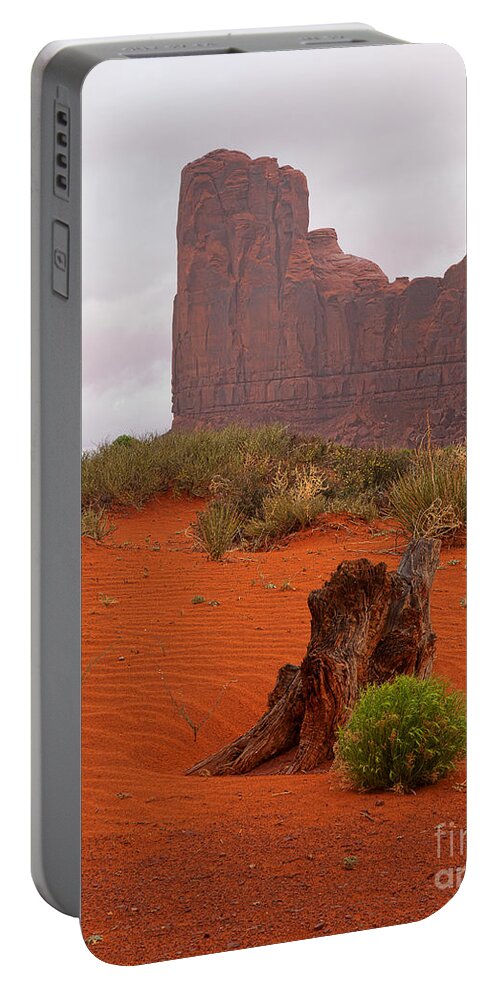 Red Soil Portable Battery Charger featuring the photograph The Red Land by Jim Garrison
