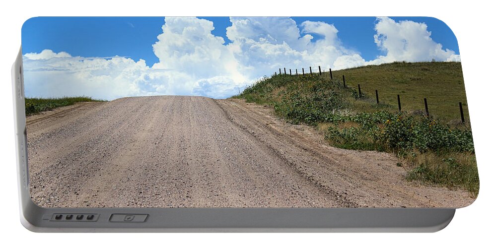 Road Portable Battery Charger featuring the photograph The Road To Nowhere by Shane Bechler