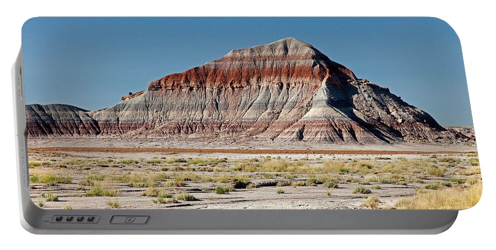 Arizona Portable Battery Charger featuring the photograph The Tepees Petrified Forest National Park by Fred Stearns