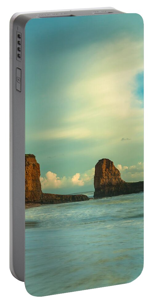 Landscape Portable Battery Charger featuring the photograph The Towers by Jonathan Nguyen