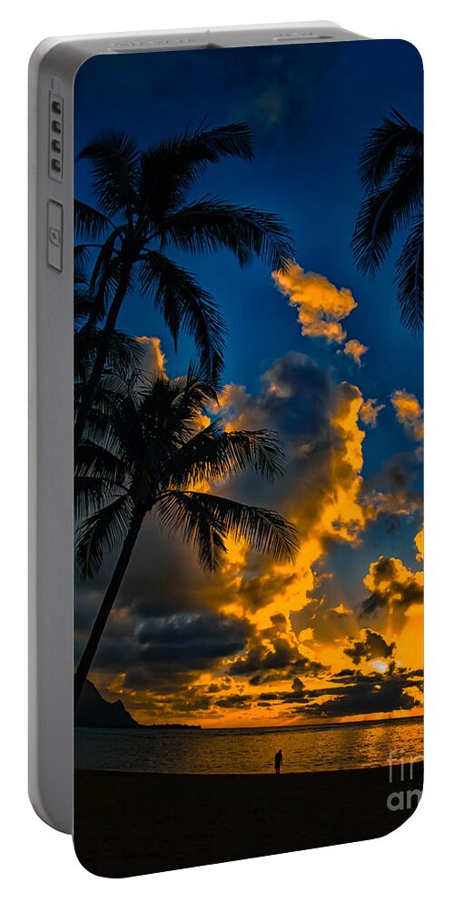 Palm Trees Portable Battery Charger featuring the photograph The Tropical Thinker by Eye Olating Images