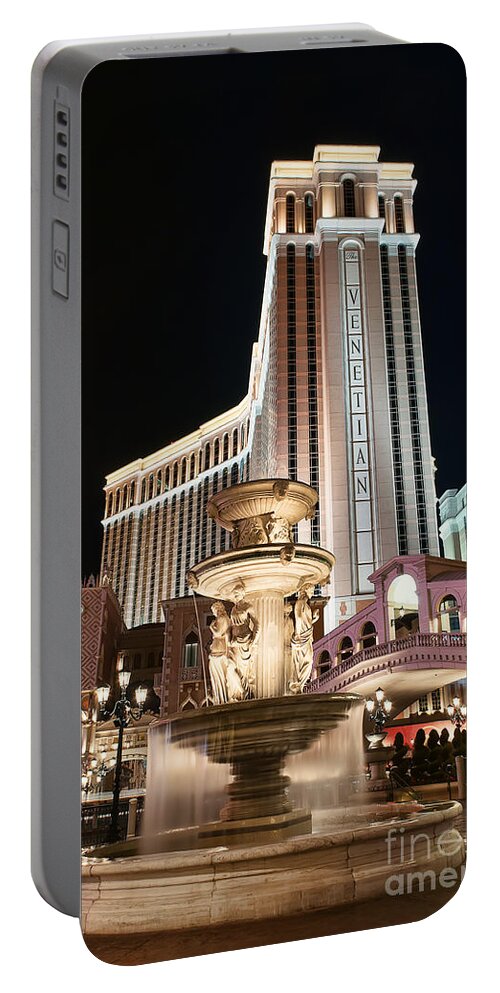 Venetian Portable Battery Charger featuring the photograph The Venetian by Eddie Yerkish