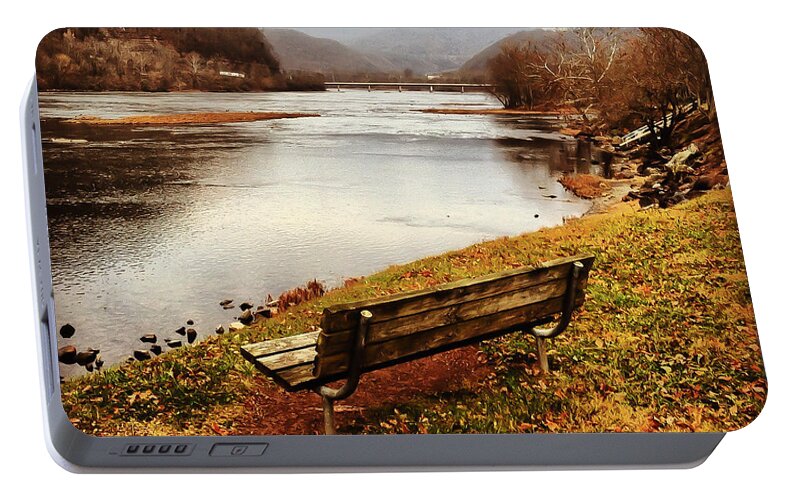 The View Portable Battery Charger featuring the photograph The View by Kerri Farley