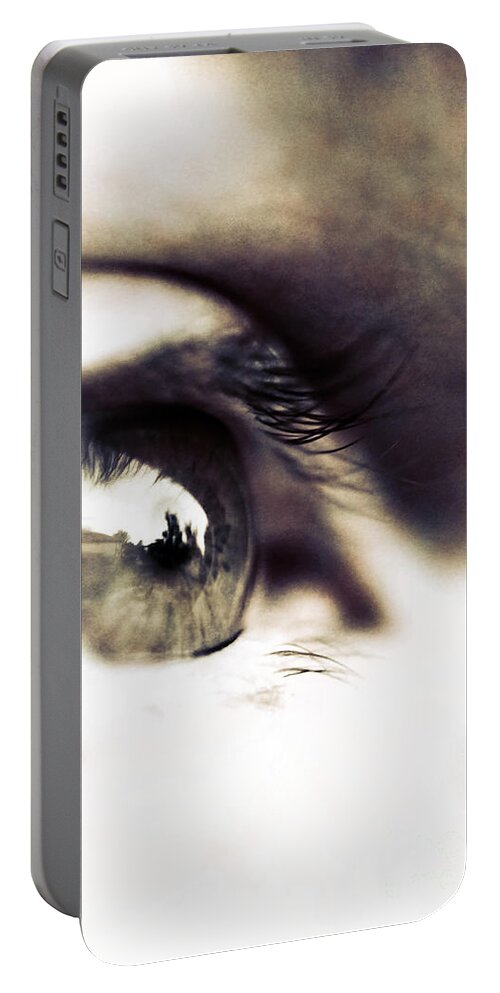 Look Portable Battery Charger featuring the photograph The Watcher by Trish Mistric