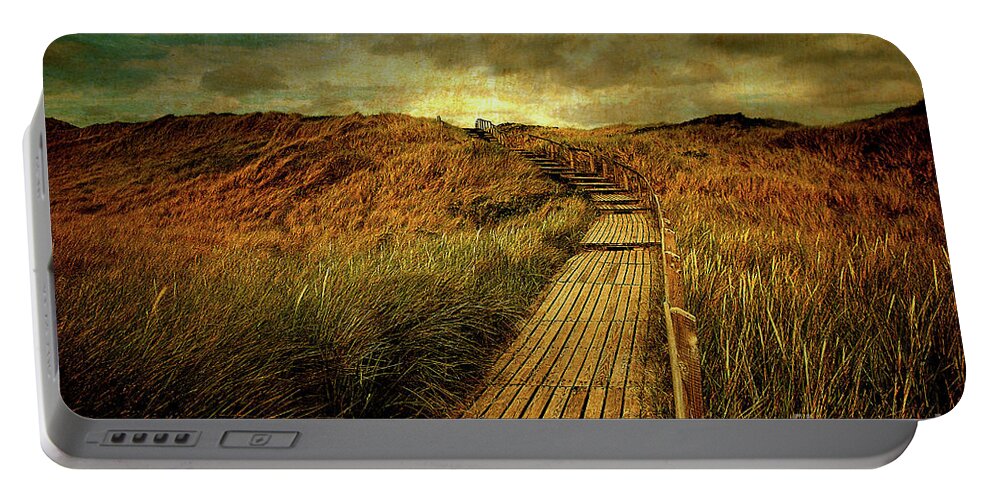 Nature Portable Battery Charger featuring the photograph The Way by Hannes Cmarits