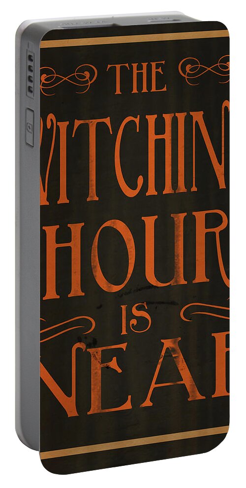 The Portable Battery Charger featuring the digital art The Witching Hour by Sd Graphics Studio