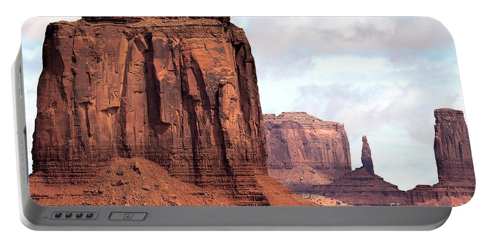 Red Rocks Portable Battery Charger featuring the photograph There Must be Kings by Jim Garrison