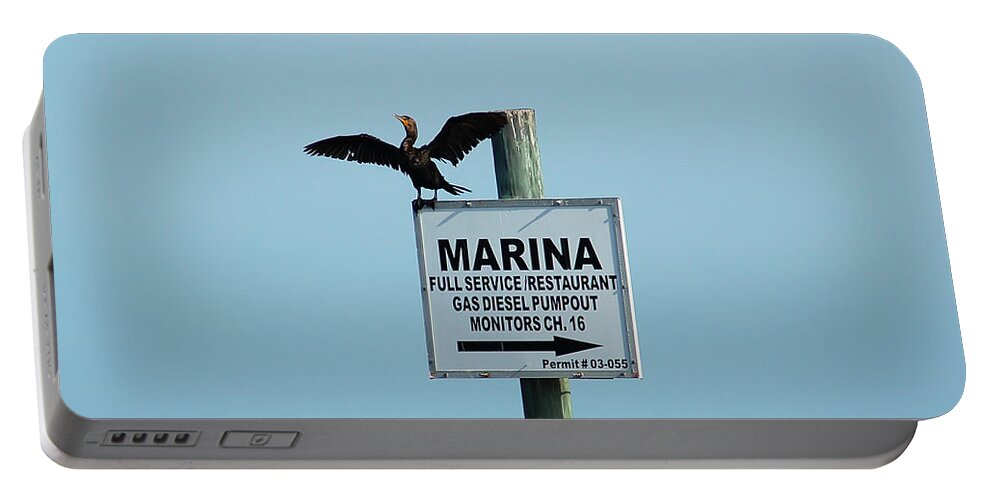 Marina Portable Battery Charger featuring the photograph This Way To The Marina by Aimee L Maher ALM GALLERY