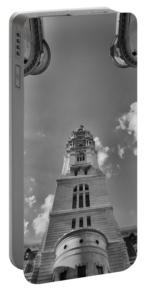 Cityscape Portable Battery Charger featuring the photograph Three Points of Justice by Paul Watkins