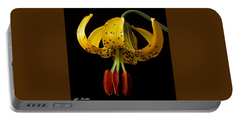Beauty In Nature Portable Battery Charger featuring the photograph Tiger Lily by Jeff Goulden