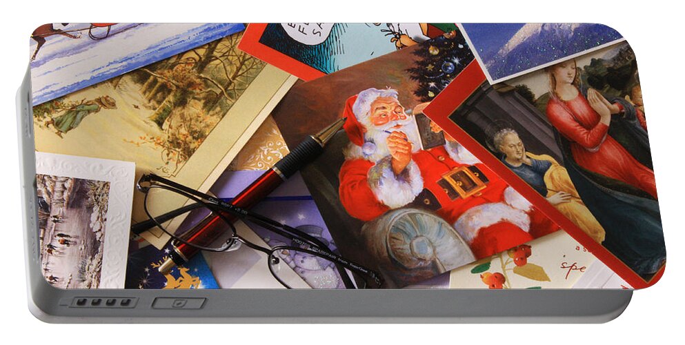 Holiday Card Portable Battery Charger featuring the photograph Tis The Season by Joe Kozlowski