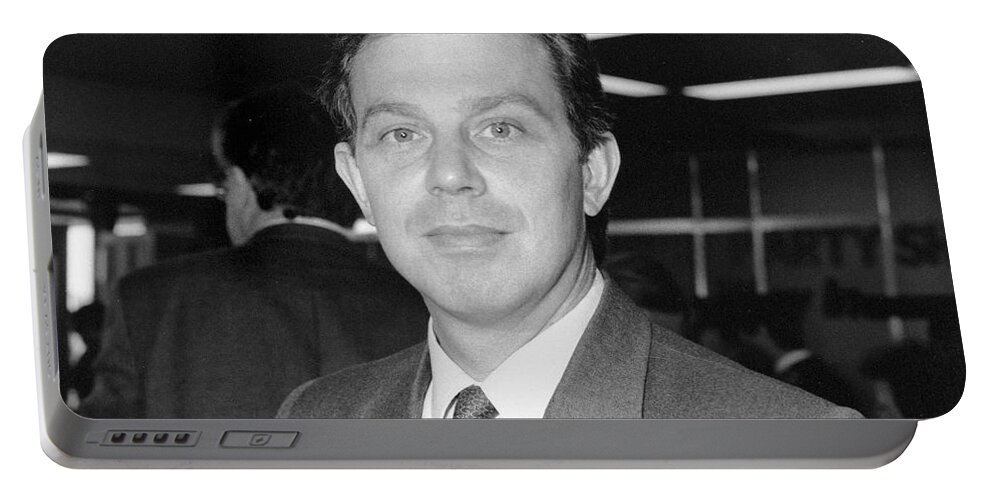 Tony Portable Battery Charger featuring the photograph Tony Blair by David Fowler